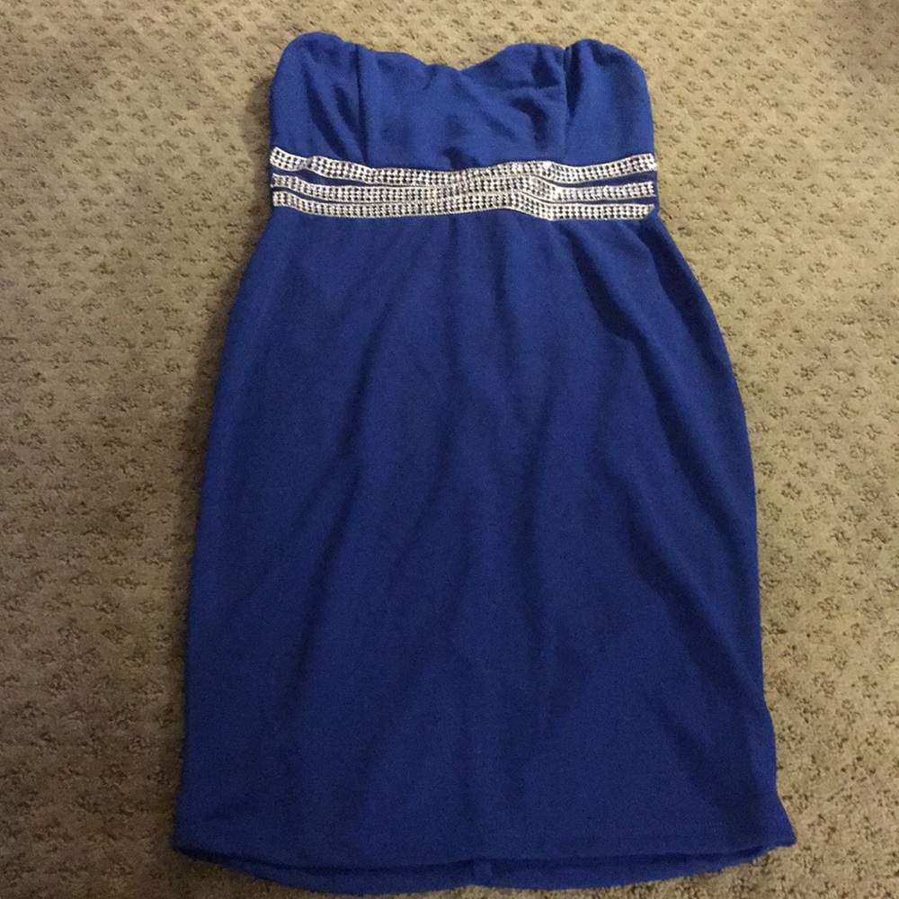 Blue dress